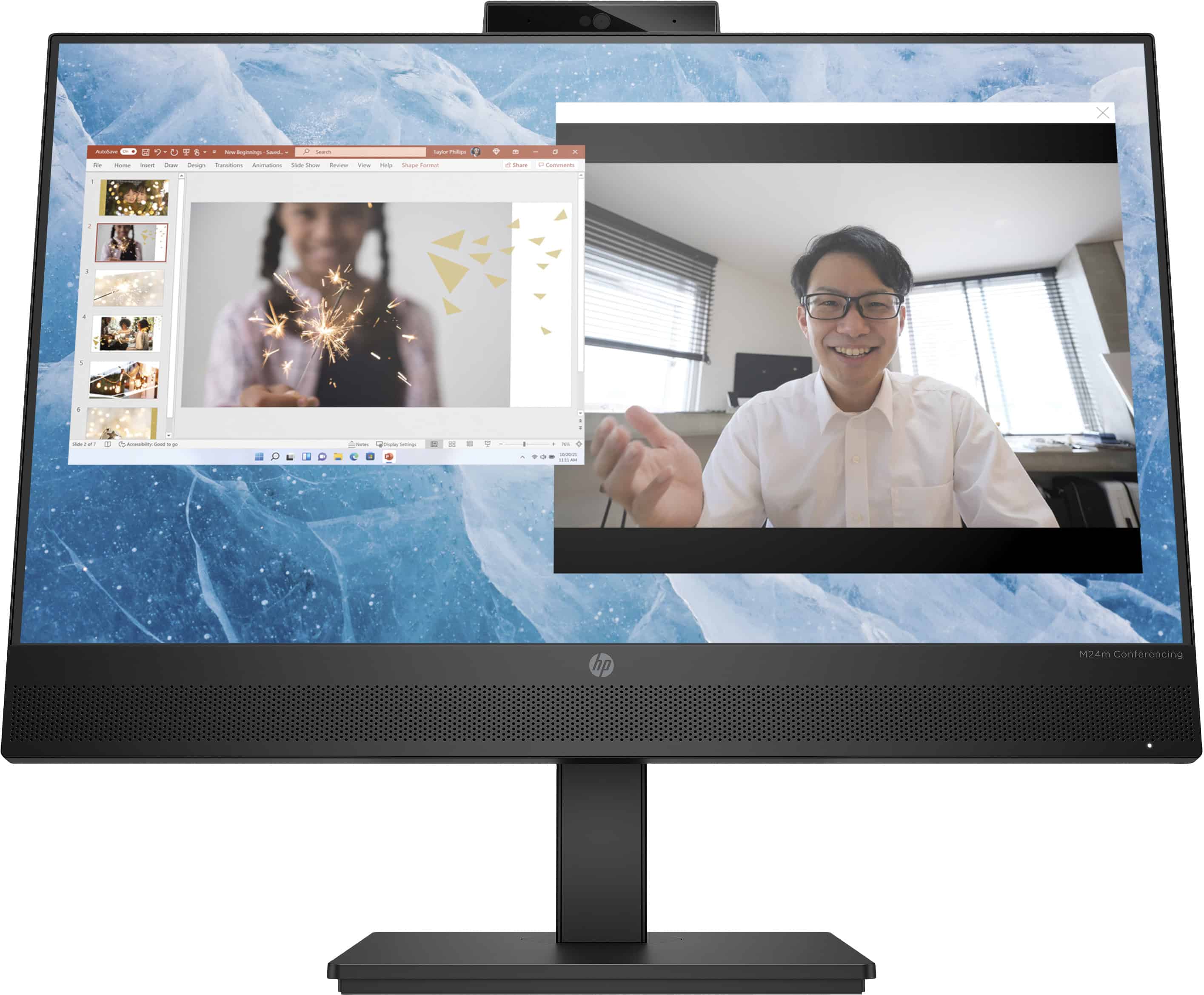 HP M24m computer monitor 60,5 cm (23.8) 1920 x 1080 Pixels Full HD Zwart (678U5AA#ABB) thumbnail
