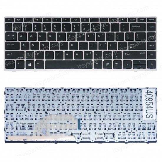 HP 640 G4/G5 Keyboard no PS, no, BL, (US Int) (L09547-131) thumbnail