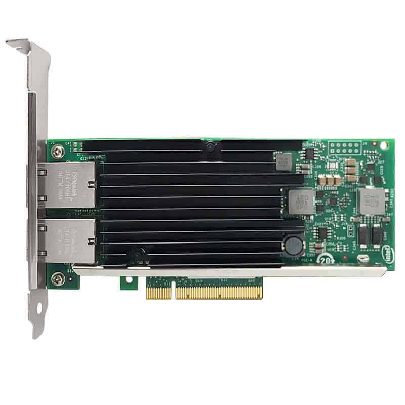 Intel Ethernet Converged Network Adapter X540-T2 - Netzwerkadapter - PCIe 2.1 x8 Low-Profile - 10Gb Ethernet x 2 (X540T2BLK) thumbnail