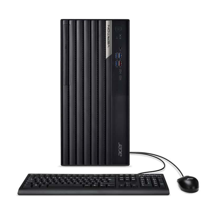 Acer Veriton M VM6710G Intel® Core™ i9 i9-13900K 16 GB DDR4-SDRAM 3 TB HDD+SSD Windows 11 Pro Desktop PC Zwart (DT.VZZEG.004) thumbnail