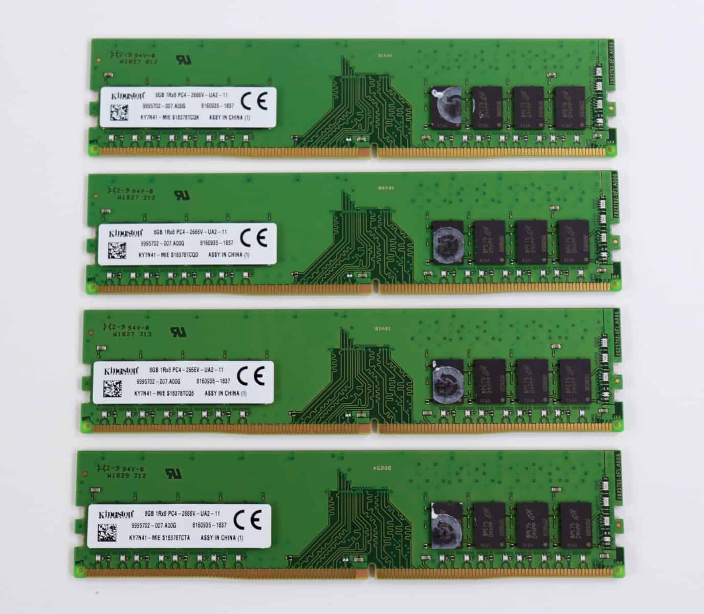 KINGSTON 8GB (1*8GB) 1RX8 PC4-21300V-U DDR4-2666MHZ UDIMM (KY7N41-MIE) thumbnail