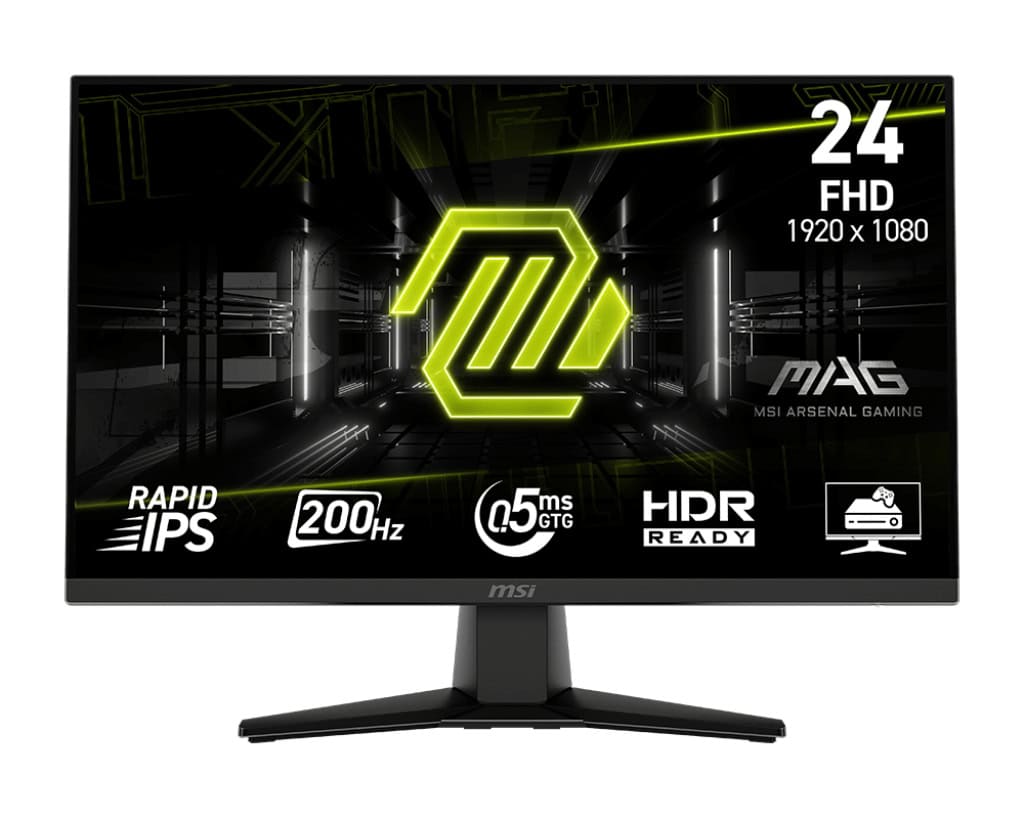MSI MAG 242F computer monitor 60,5 cm (23.8) 1920 x 1080 Pixels Full HD LCD Zwart (9S6-3BC51T-001) thumbnail