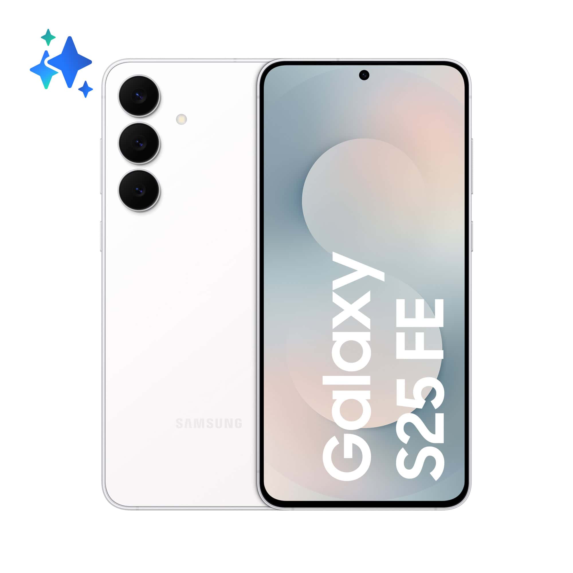 Samsung Galaxy S25 FE 5G 17 cm (6.7") Dual SIM USB Type-C 8 GB 128 GB 4900 mAh Wit (SM-S731BZWDEUE) thumbnail