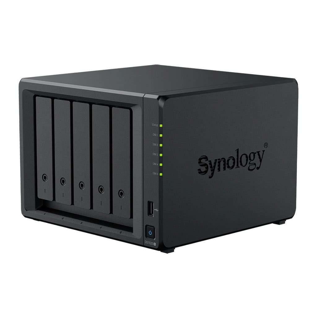 Synology DS1525+ 5Bay 60TB NAS met 5x12TB Synology Plus HDD (DS1525P-512SYN) thumbnail