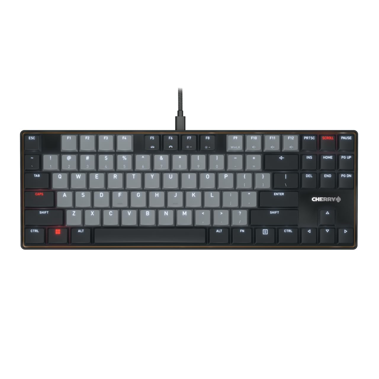CHERRY KW 550 MX LP BLACK KEYBOARD WIREL (G8A-25550HOAUS-2) thumbnail