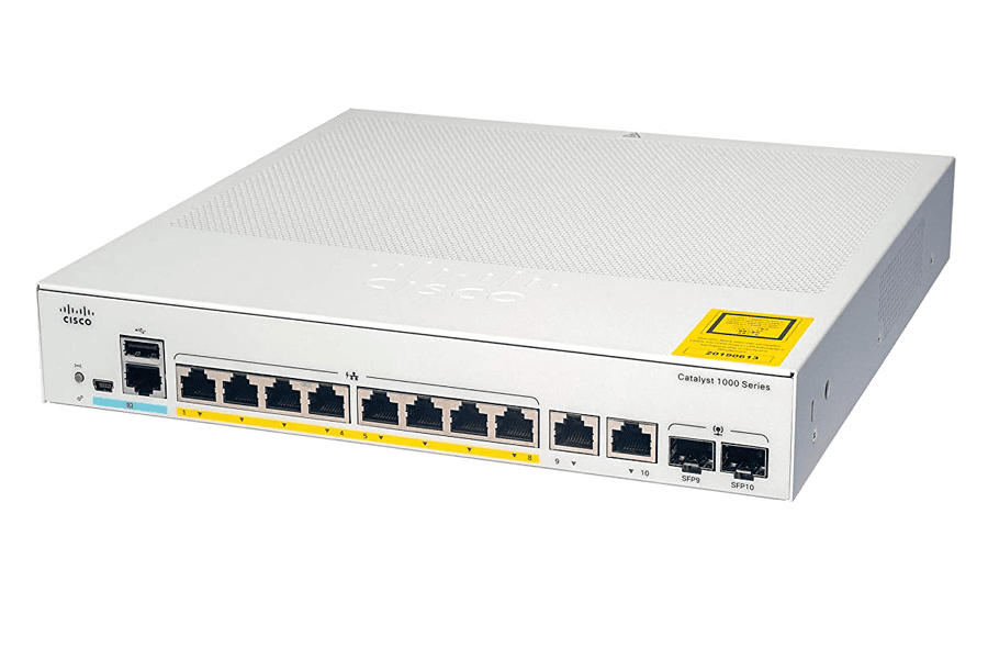 Cisco Catalyst C1000-8P-E-2G-L Switch 8-Port PoE+ 67W managed L2 (C1000-8P-E-2G-L) thumbnail