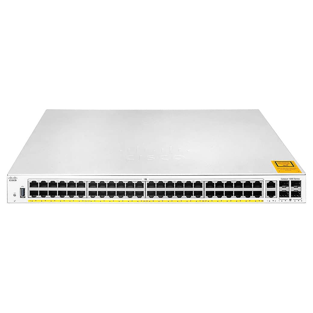Cisco Catalyst C1000FE-48P-4G-L Switch 48-Port PoE+ 370W managed L2 (C1000FE-48P-4G-L) thumbnail