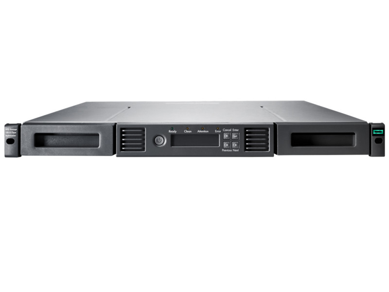 HPE Storage MSL 1/8 Tape Autoloader 1x MSL LTO-9 SAS Drive 5x LTO-945TB Data Cartridges (P84148-B25) thumbnail