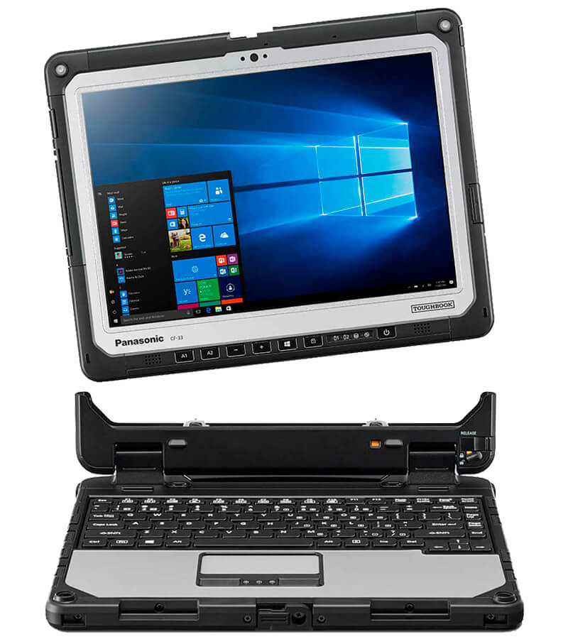 Panasonic TOUGHBOOK CF-33 MK4 TABLET ONLY - WWAN 4G -512GB SSD - 16GB MEM -SERIAL PORT - 3+3 BATTERIES - WIN 11 PRO - 3YR TOUGHW (CF-33YZ00JB4) thumbnail
