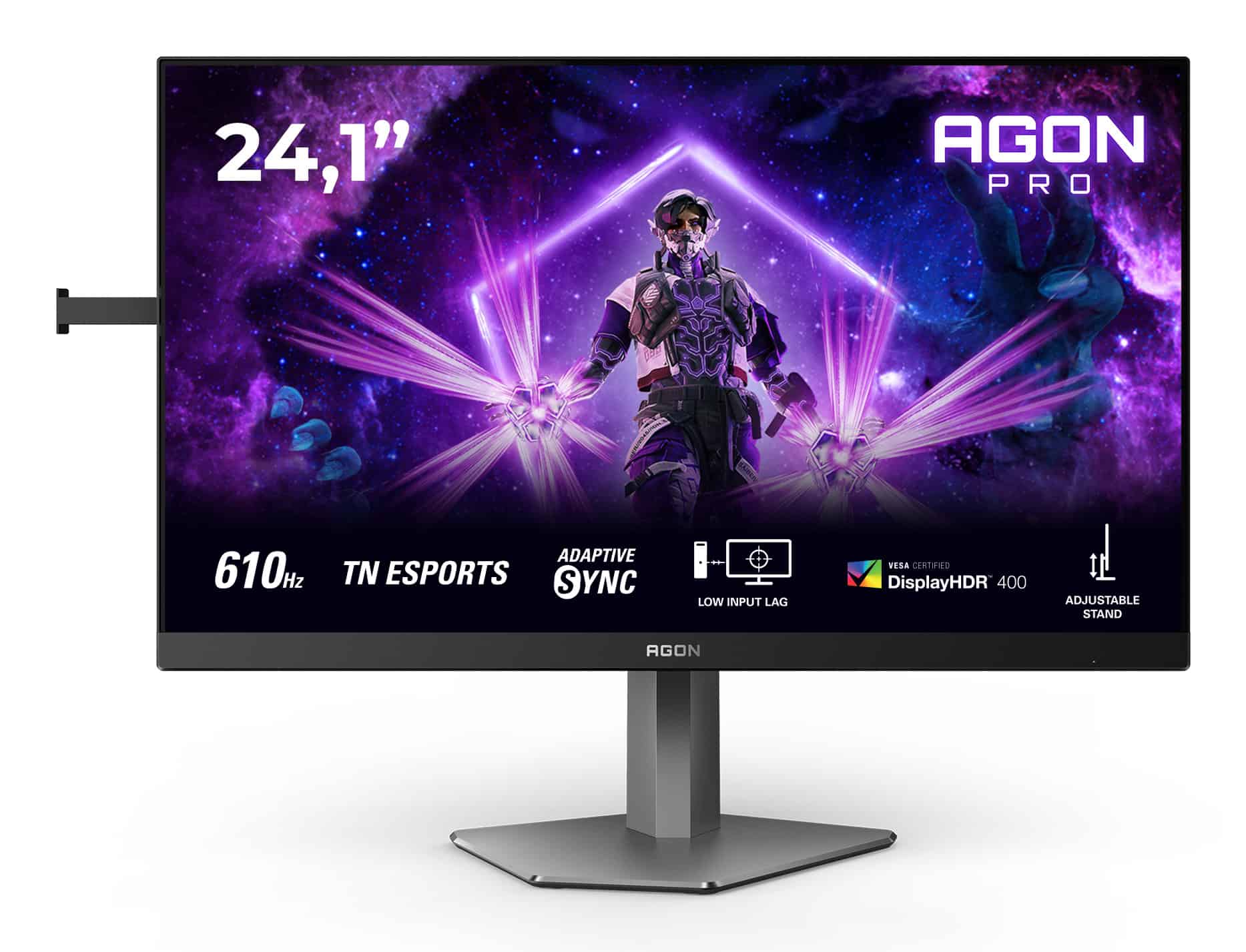 AOC G2 AG246FK6 computer monitor 61,2 cm (24.1) 1920 x 1080 Pixels Full HD LED Zwart, Grijs (CS24A) thumbnail