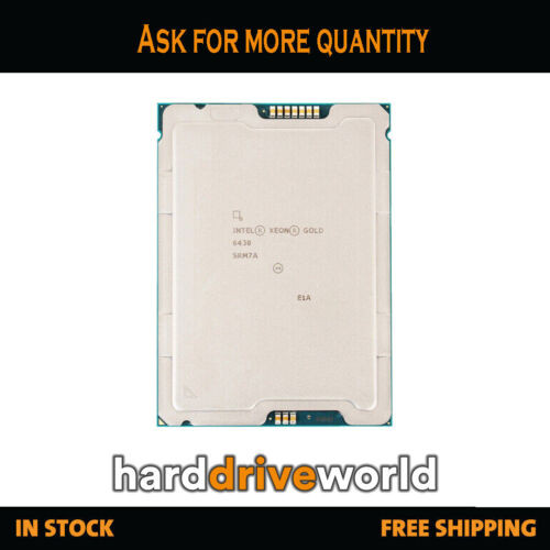 Intel Xeon Gold 6430, LGA 4677 Socket E , Intel, 2.1 GHz, 64-bit, Xeon Scalable 4th Gen, 16 G (PK8071305072902) thumbnail