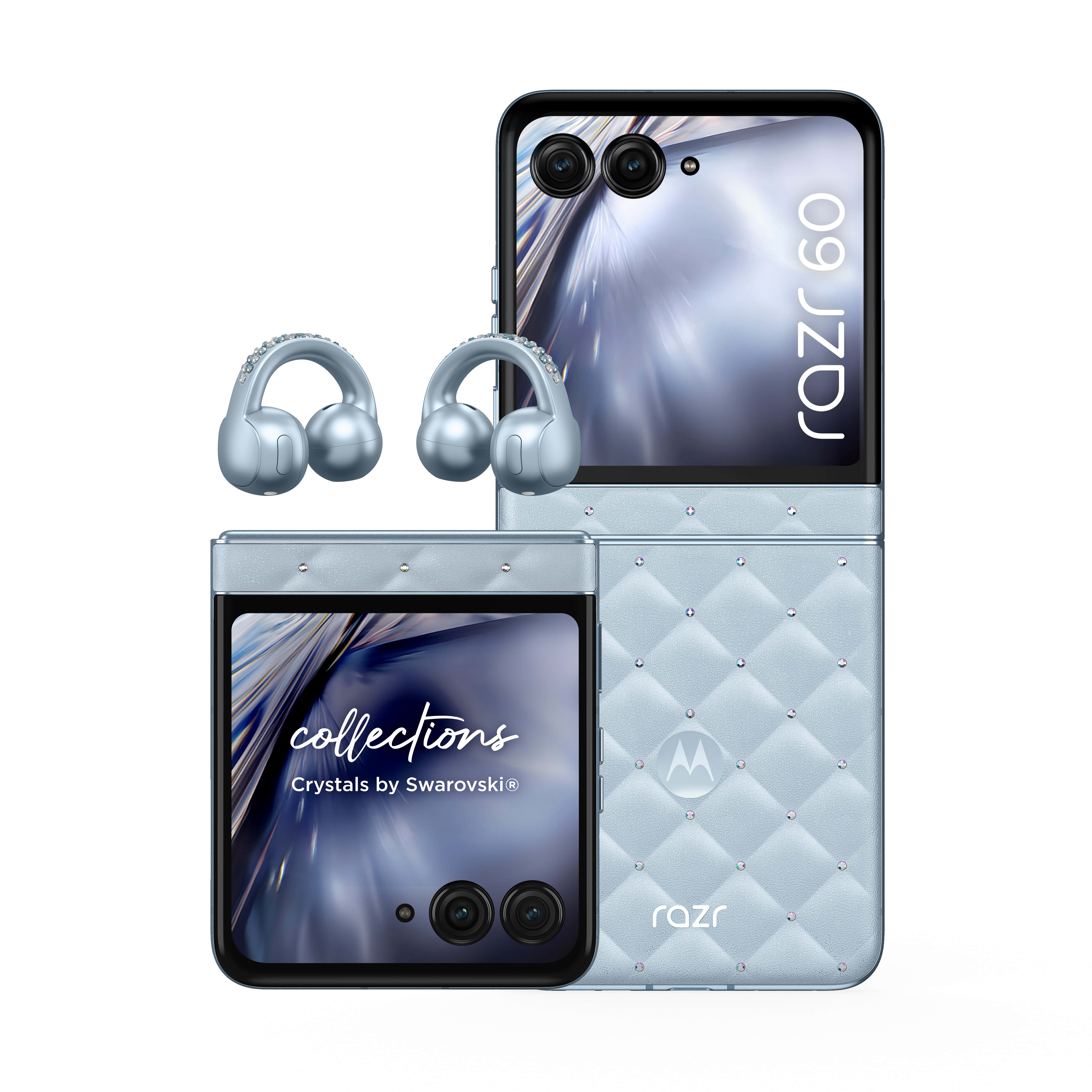 Motorola razr 60 + moto buds loop 17,5 cm (6.9) Dual SIM Android 15 5G USB Type-C 8 GB 256 GB 4500 mAh Blauw (PB860055SE) thumbnail