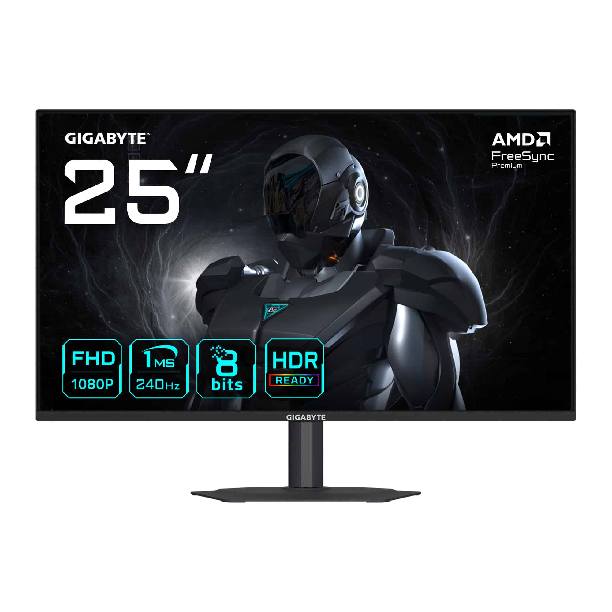 GIGABYTE G25F2A computer monitor 62,2 cm (24.5") 1920 x 1080 Pixels Full HD LED Zwart (G25F2A) thumbnail