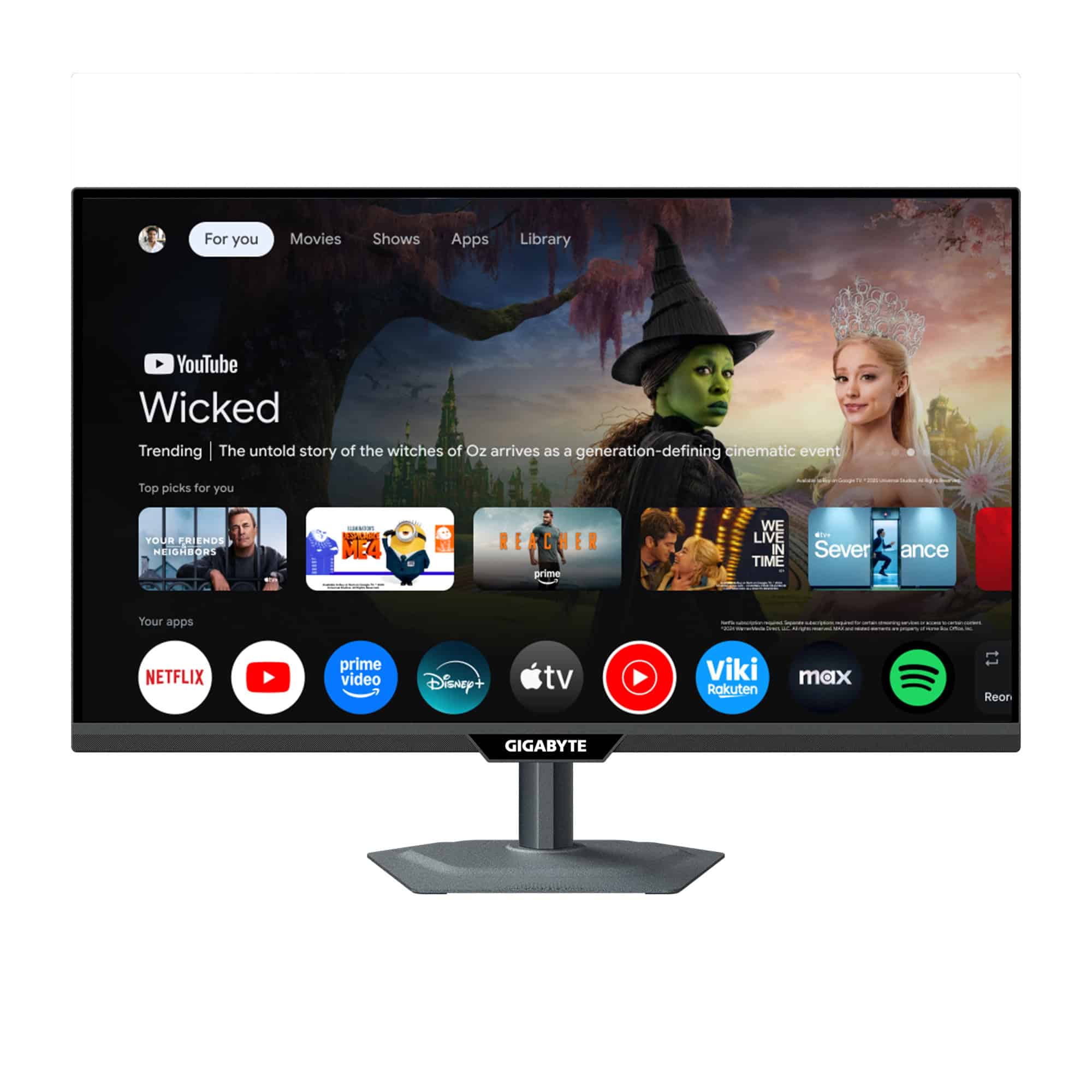 GIGABYTE M27QS computer monitor 68,6 cm (27") 2560 x 1440 Pixels Quad HD LED Zwart (M27QS) thumbnail