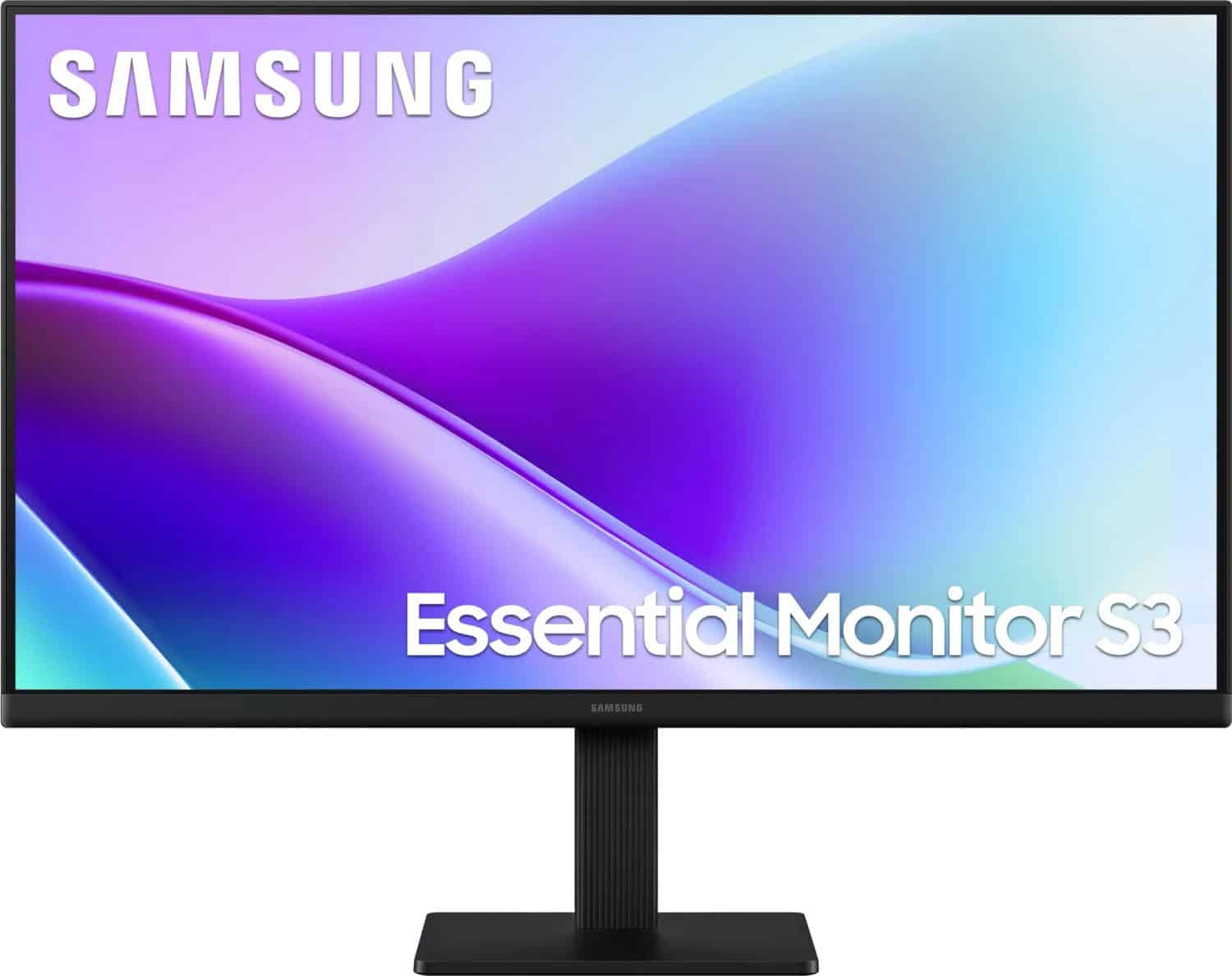 Samsung 24 Essentail Monitor S3 (S32GF), FHD, Flat, black 1920x1080 / IPS / 5ms / 120hz / 250cd/m2 (LS24F324GAUXEN) thumbnail