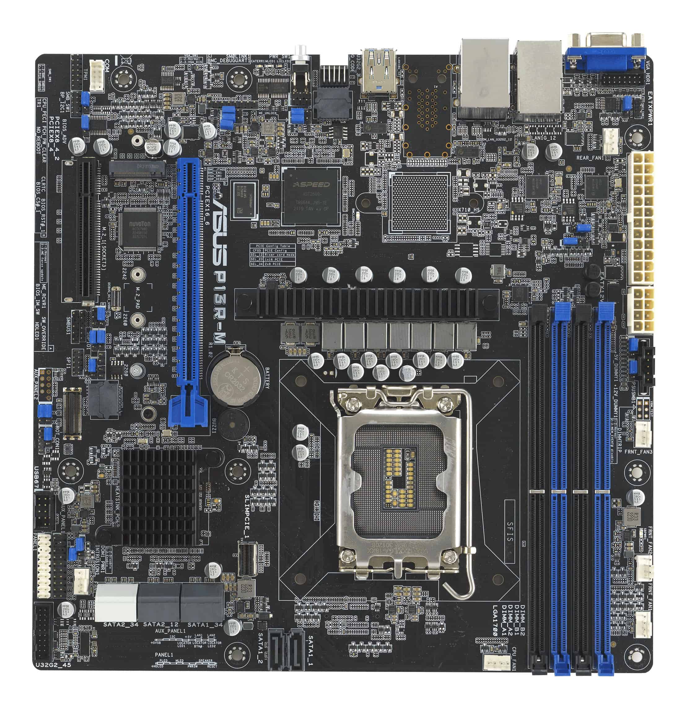 ASUS P13R-M Intel C262 LGA 1700 micro ATX (90SB0C70-M0UAY1) thumbnail