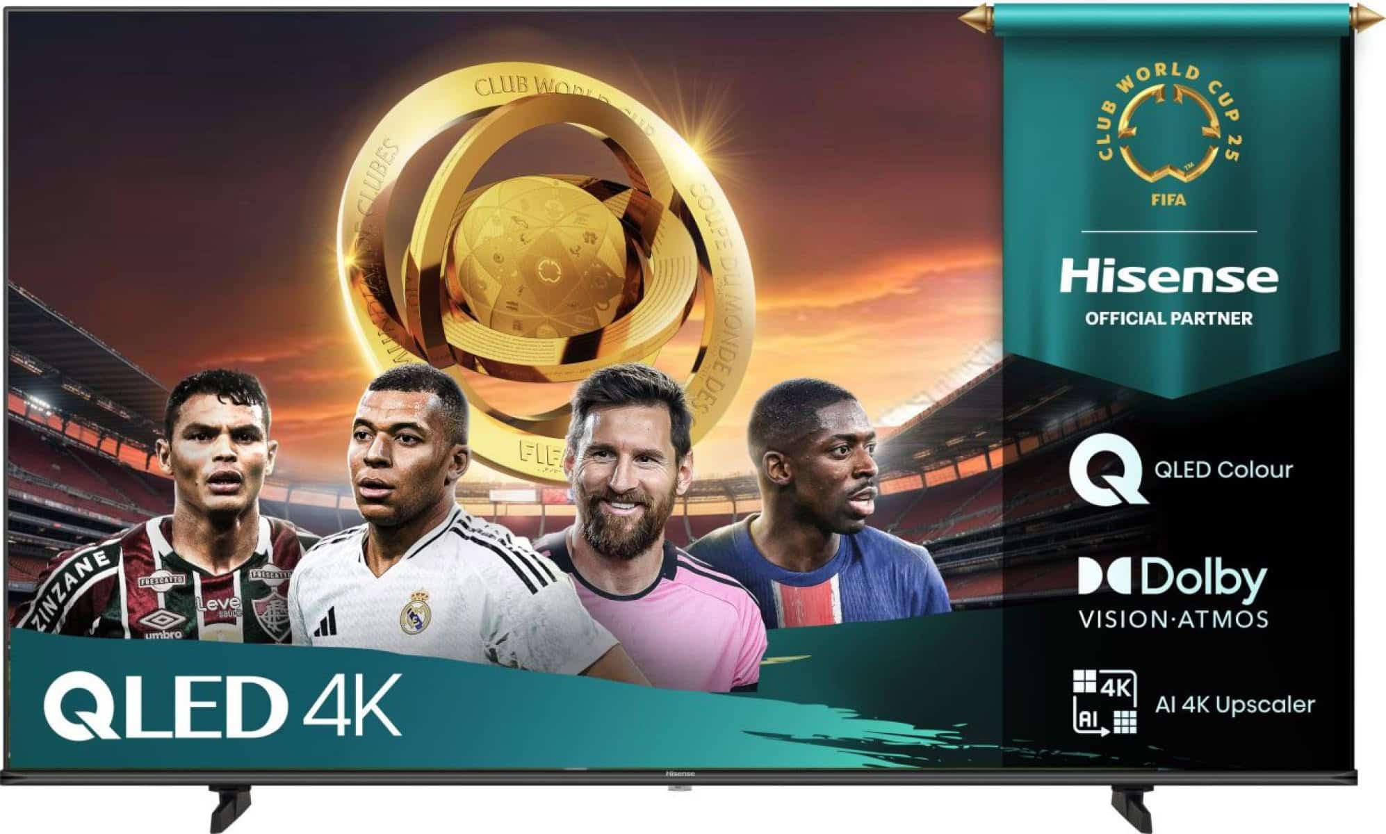 Hisense 43E77Q 109,2 cm (43) 4K Ultra HD Smart TV Wifi Zwart (43E77Q) thumbnail