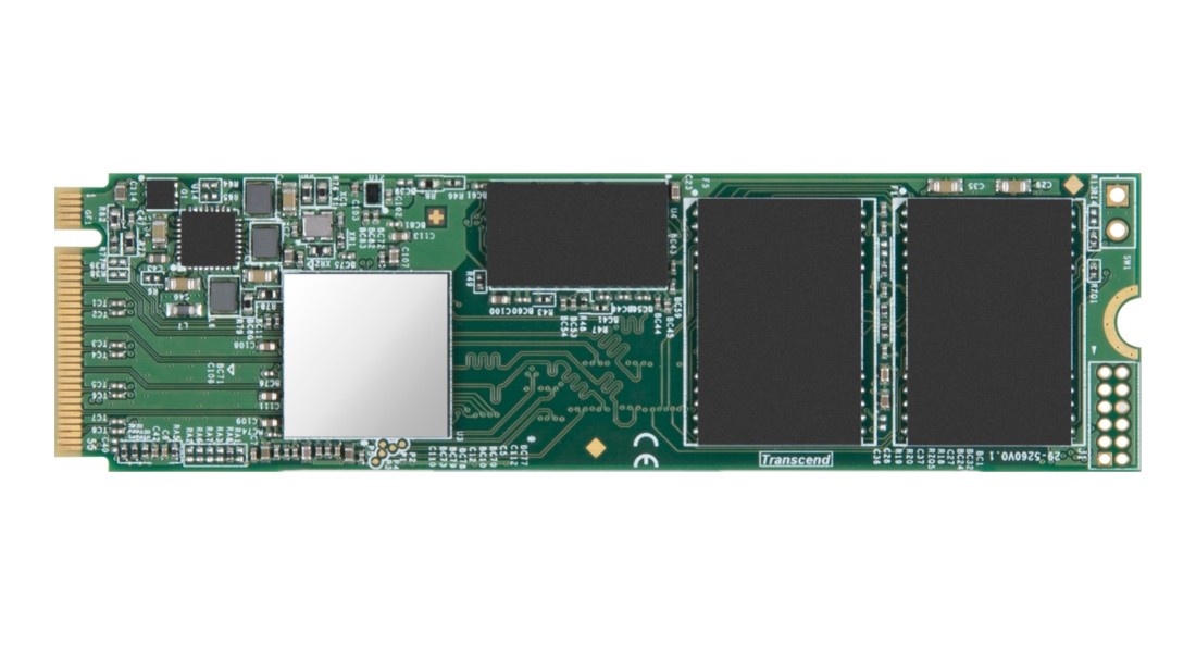 Transcend 256GB, M.2 2280, PCIe Gen3x4, M-Key, 3D TLC, PE: 3K, Wide Temp. (TS256GMTE652T-I) (TS256GMTE652T-I) thumbnail