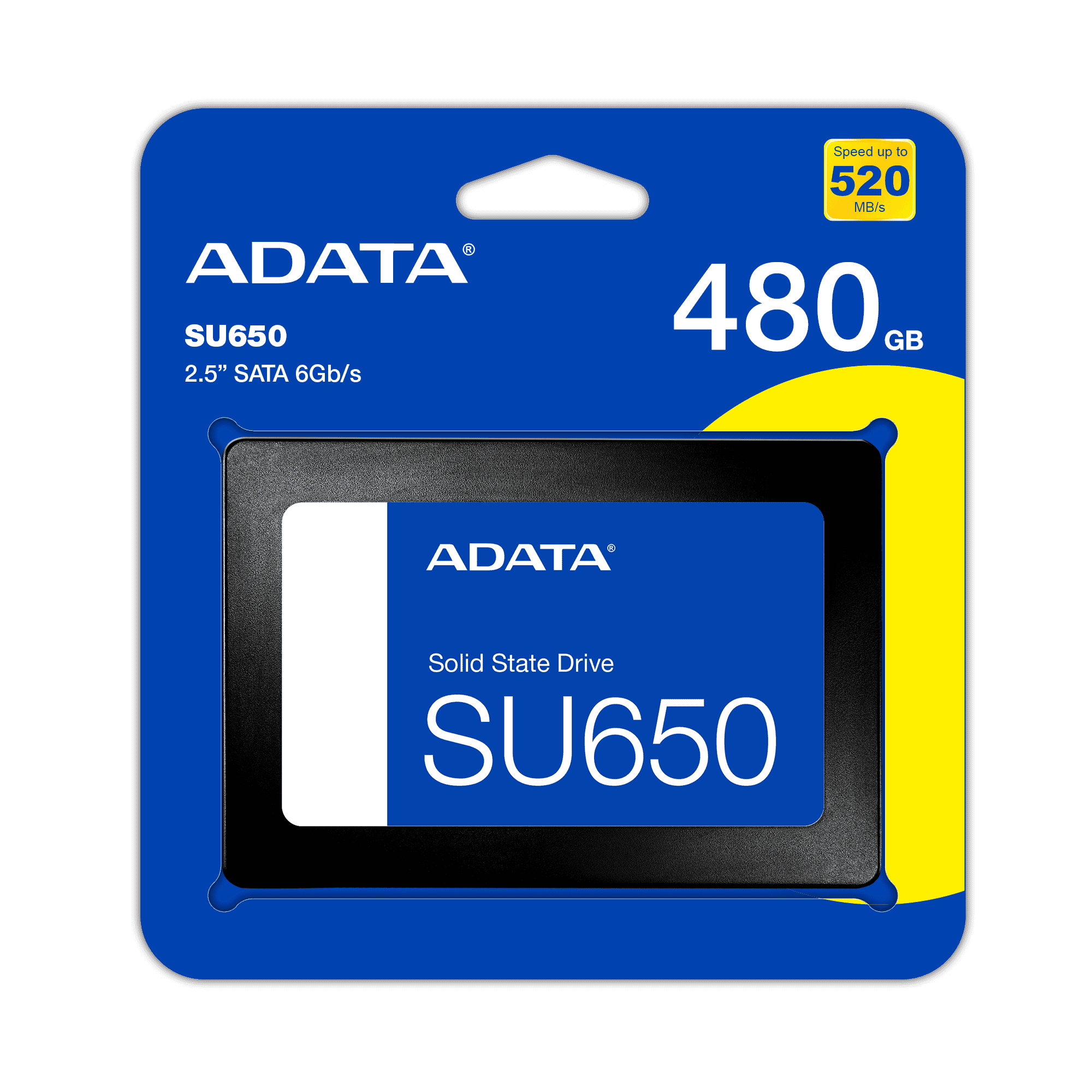 ADATA Ultimate SU650 - Solid State Drive - 480 GB - internal - 2.5 (ASU650SS-480GT-C) thumbnail
