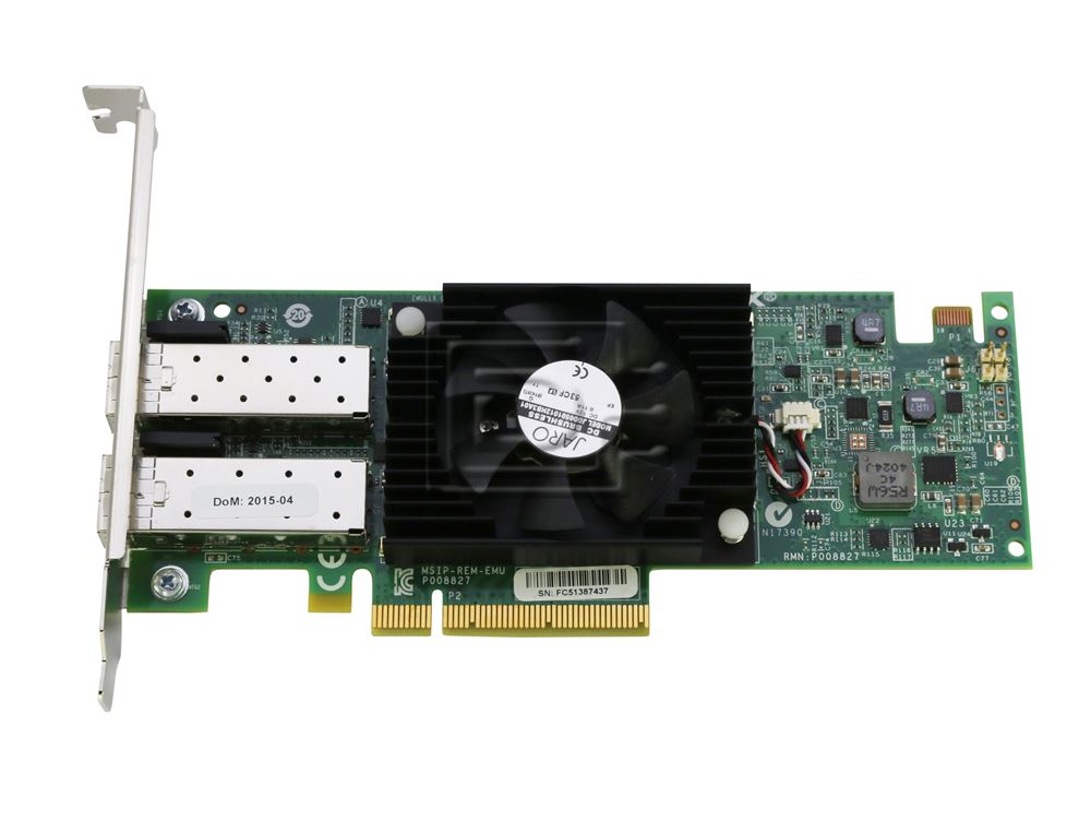 DELL EMULEX 10GB DUAL-PORT SFP+ NETWORK ADAPTER - LPB (P90KD-LP) thumbnail