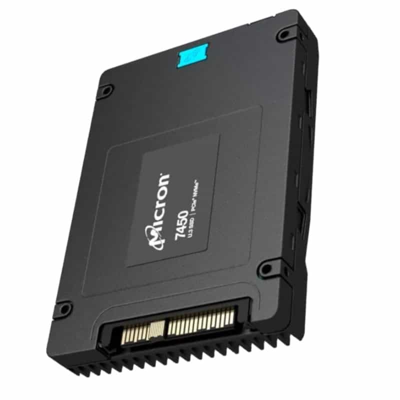 Micron 7450 MAX - SSD - 12.8 TB - interní - 2.5 - U.3 PCIe 4.0 (NVMe) (MTFDKCC12T8TFS-1BC1ZABYYR) thumbnail