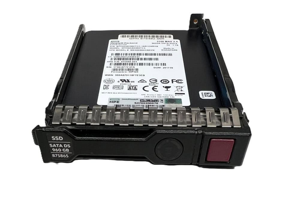 HP 960GB SATA RI SFF SC DS SSD (875511-S21-RFB) thumbnail