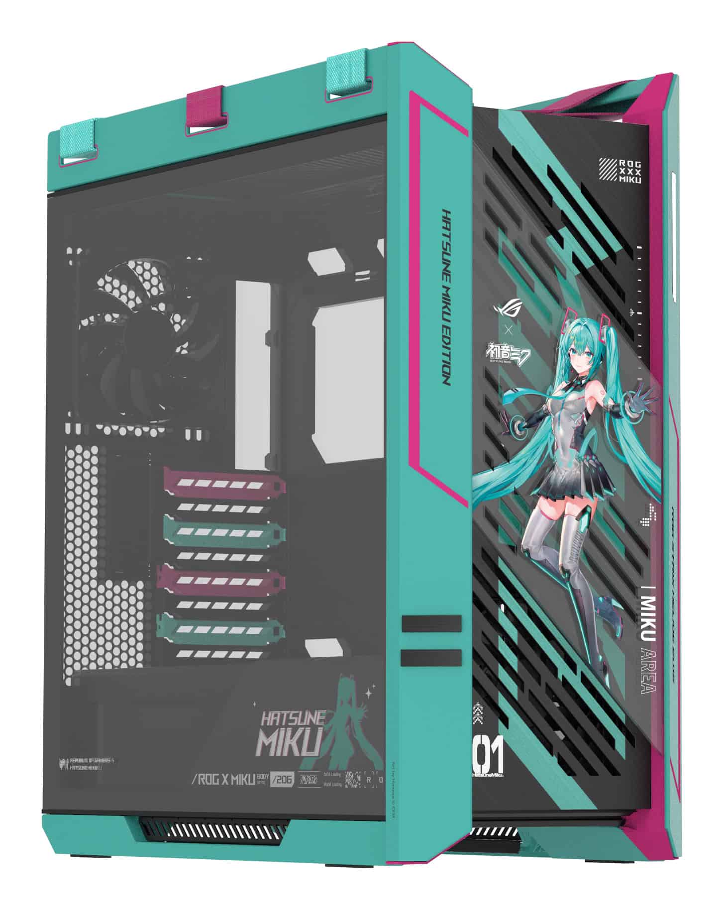 ASUS ROG Strix Helios II Hatsune Miku Edition Midi Tower Meerkleurig (90DC00W0-B39010) thumbnail