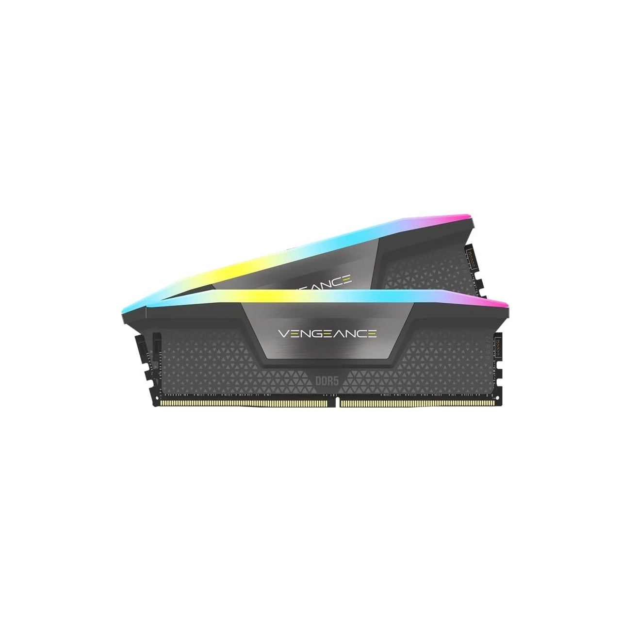 CORSAIR Vengeance RGB - DDR5 - Kit - 64 GB- 2 x 32 GB - DIMM 288-PIN / PC5-48000 - unbuffered (CMH64GX5M2D6000Z40) thumbnail