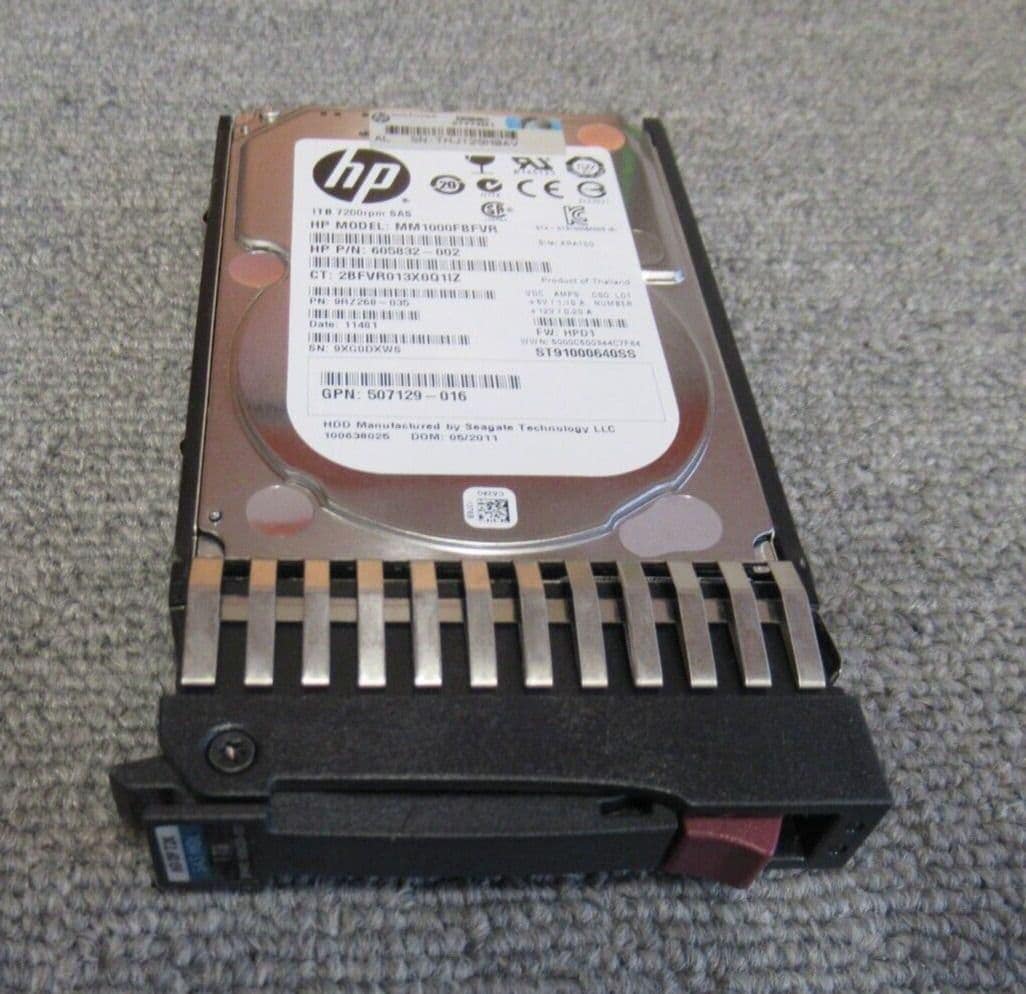 HP HDD 1TB 2.5 1TB Dual-Port (MM1000FBFVR) thumbnail