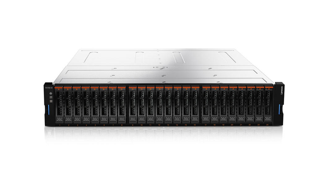 Lenovo Storage V3700 V2 disk array 0 TB Rack (2U) Zwart, Zilver (6535EC2) thumbnail