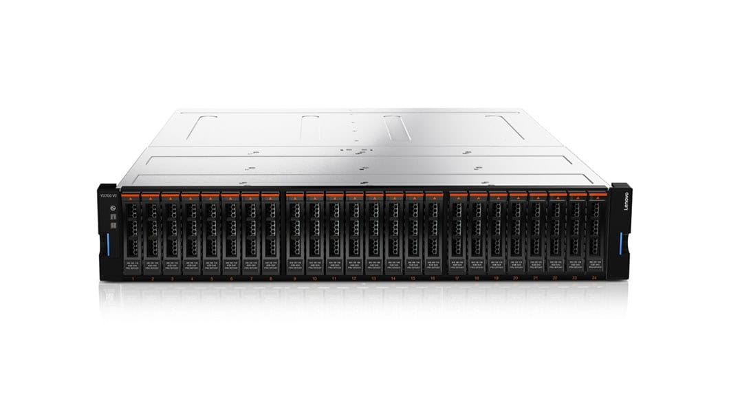Lenovo Storage V3700 V2 disk array 0 TB Rack (2U) Zwart, Zilver (6535EC2) thumbnail