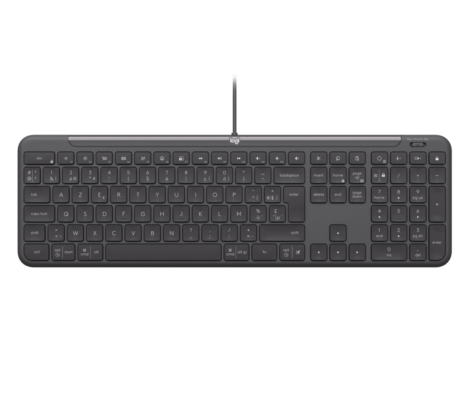 Logitech LOGI Wired Keyboard K620 f Business (UK) (920-013332) thumbnail