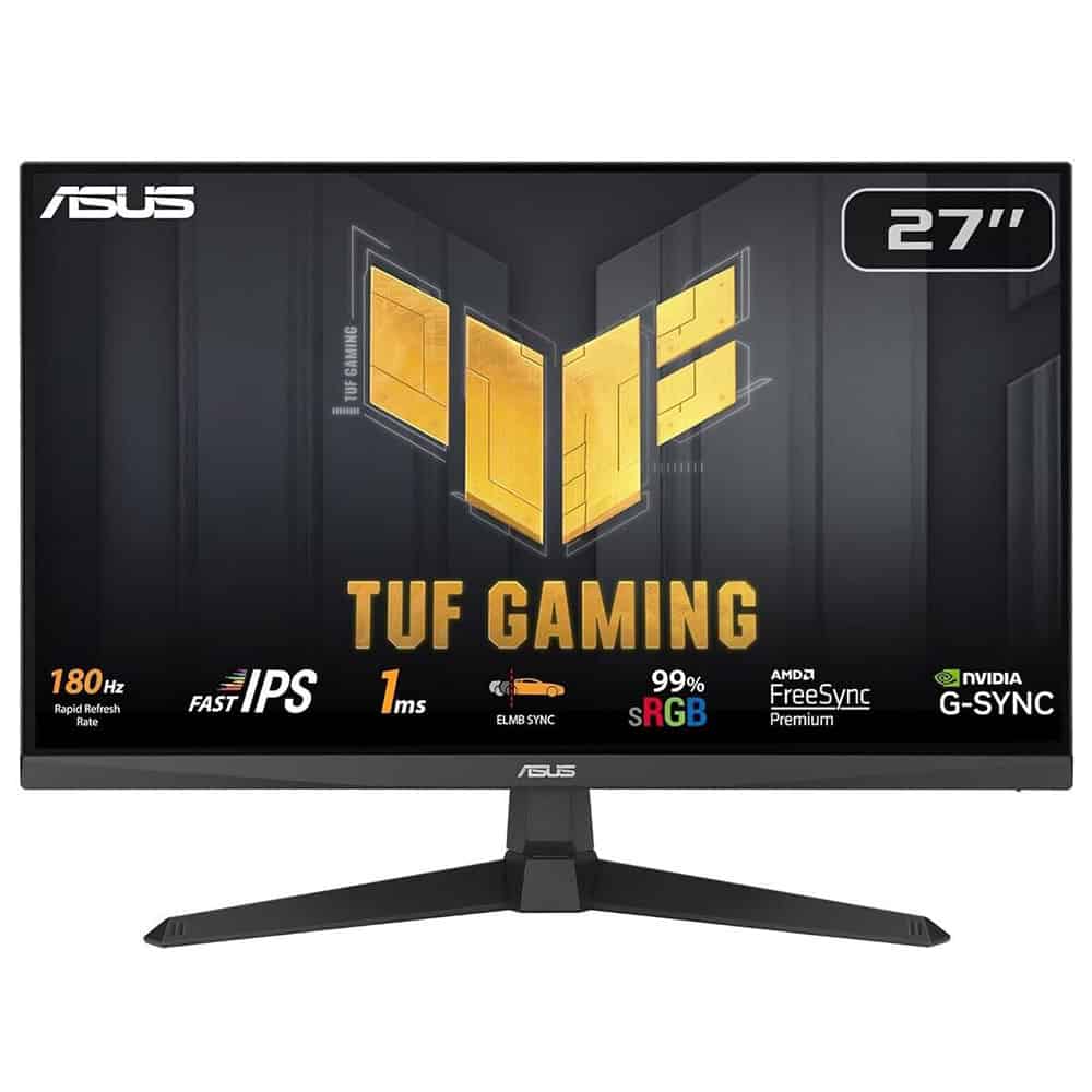 ASUS TUF Gaming VG279Q3A computer monitor 68,6 cm (27) 1920 x 1080 Pixels Full HD LCD Zwart (VG279Q3A) thumbnail