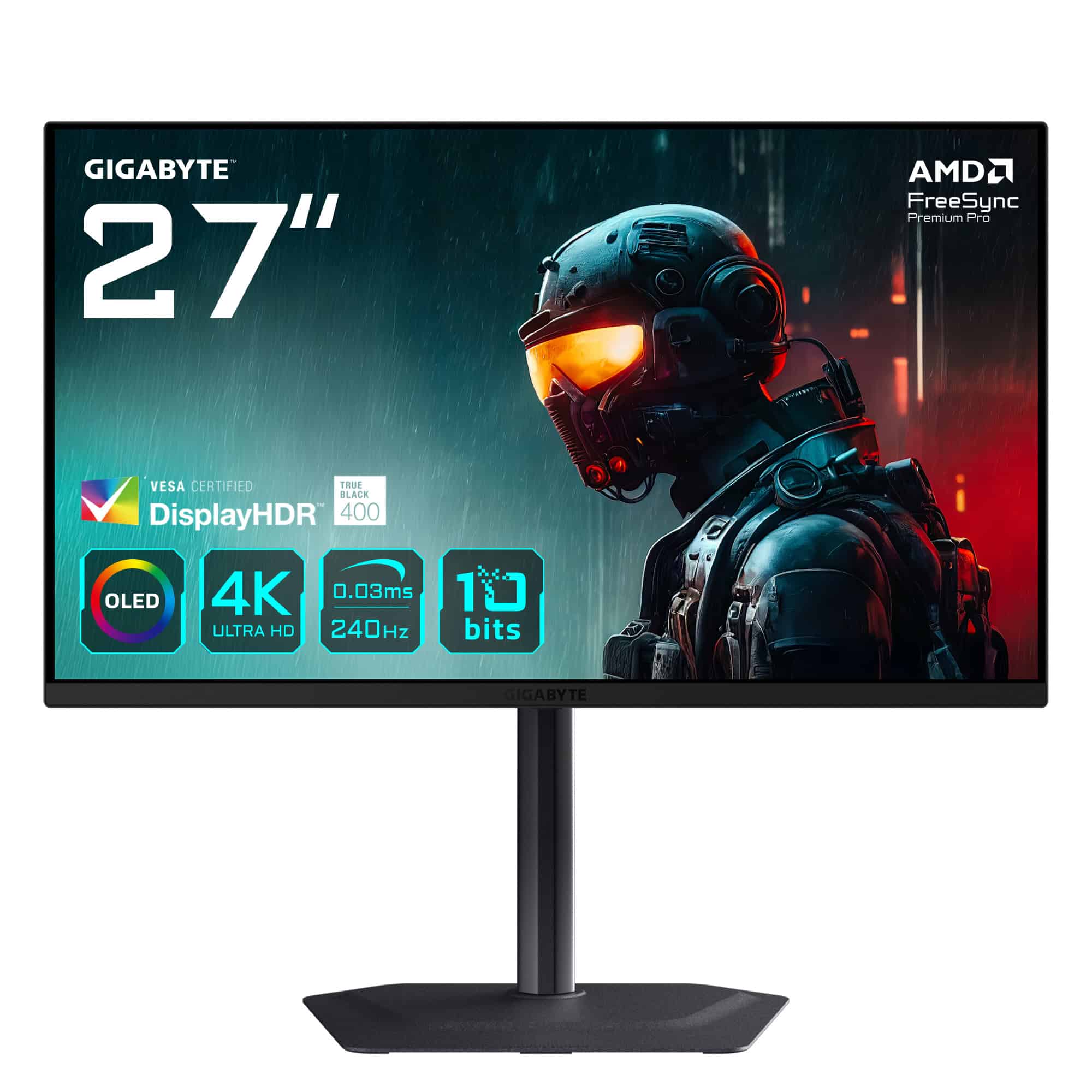 GIGABYTE MO27U2 OLED 4K UHD Gaming Monitor computer monitor 68,6 cm (27) 3840 x 2160 Pixels 4K Ultra HD QD-OLED Zwart (MO27U2 EK) thumbnail GIGABYTE MO27U2 OLED 4K UHD Gaming Monitor computer monitor 68,6 cm (27) 3840 x 2160 Pixels 4K Ultra HD QD-OLED Zwart (MO27U2 EK) thumbnail