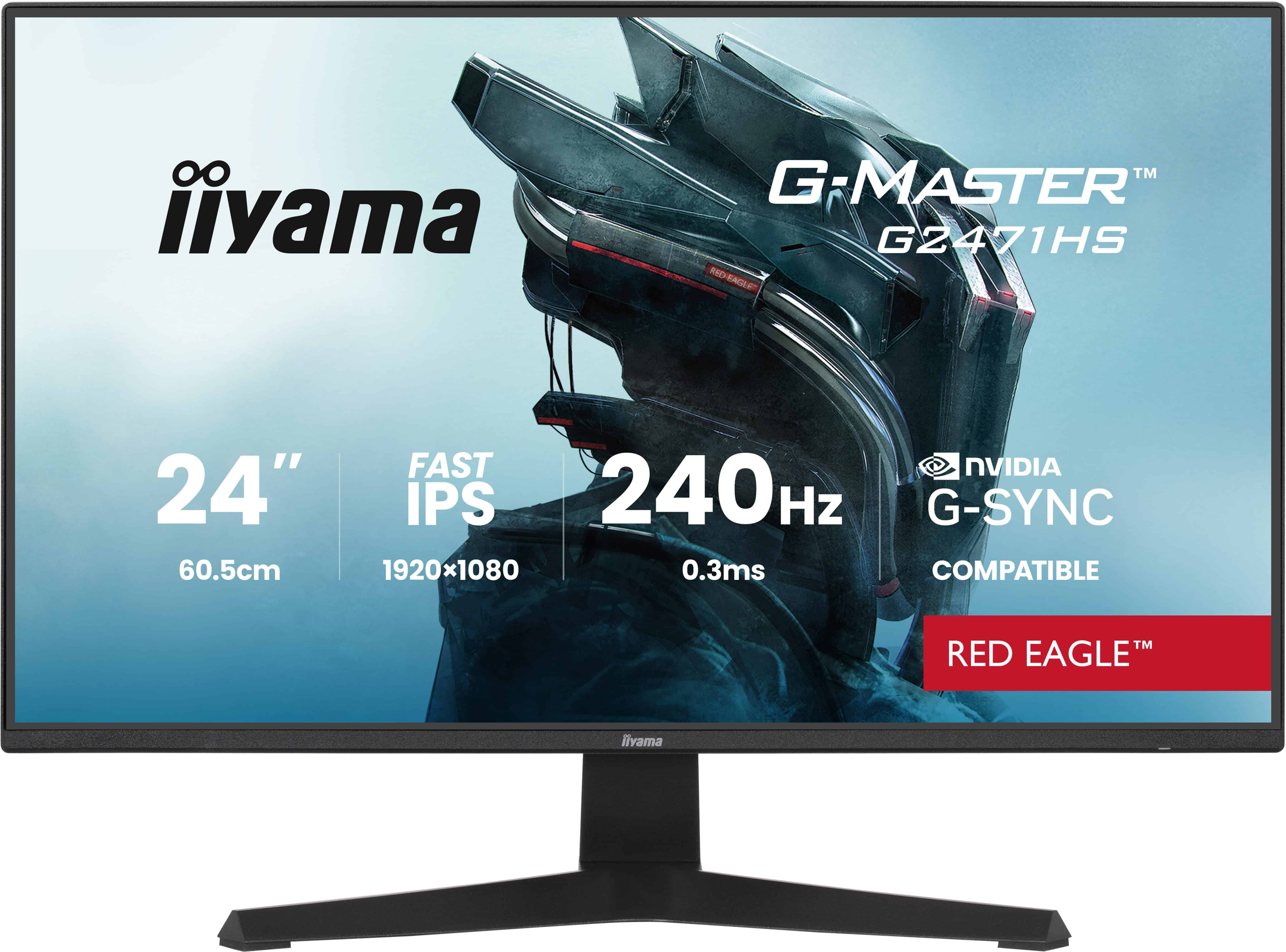 iiyama G-MASTER G2471HS-B1 computer monitor 61 cm (24) (G2471HS-B1) thumbnail