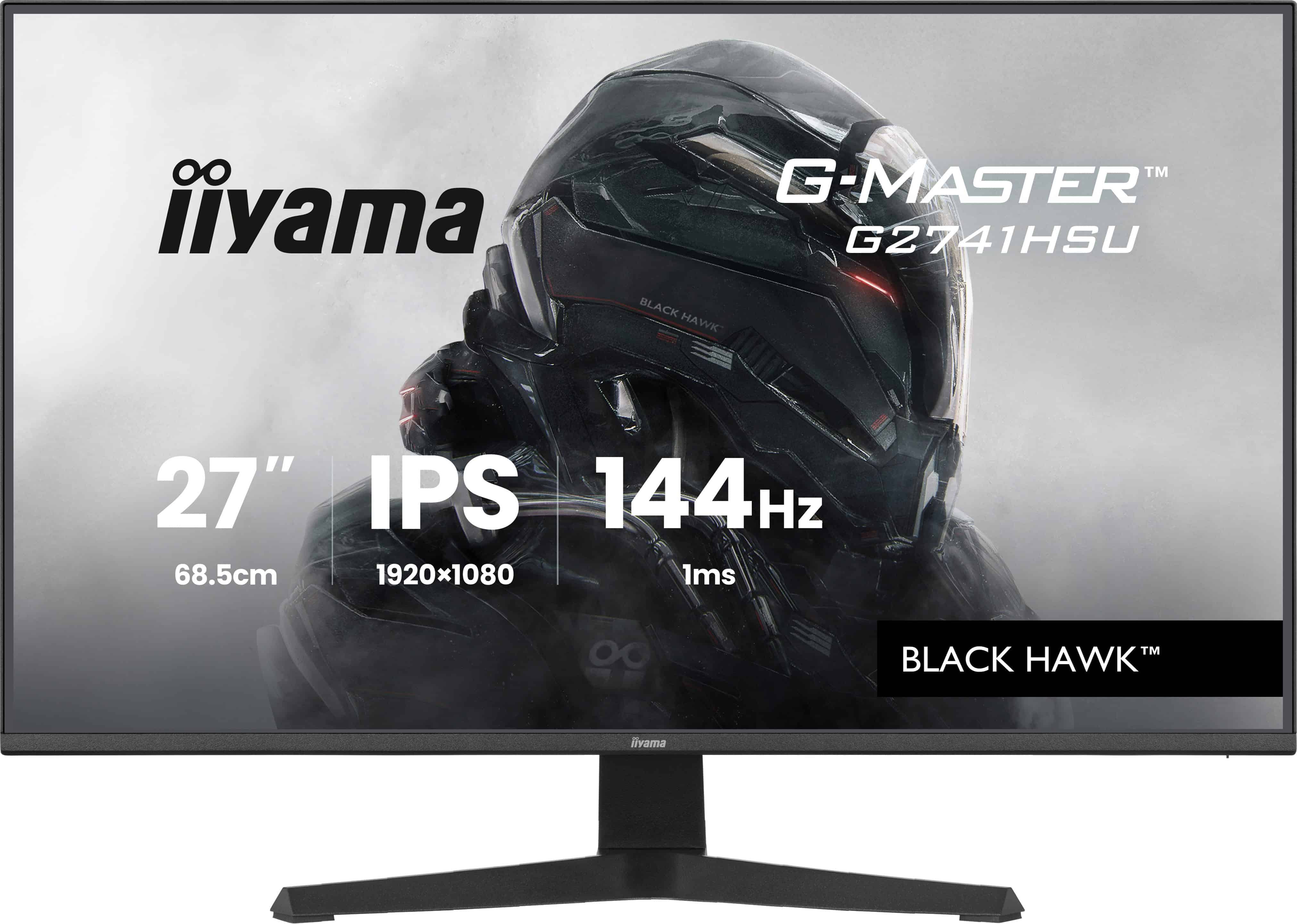 iiyama G-MASTER G2741HSU-B1 computer monitor 68,6 cm (27) 1920 x 1080 Pixels Full HD Zwart (G2741HSU-B1) thumbnail