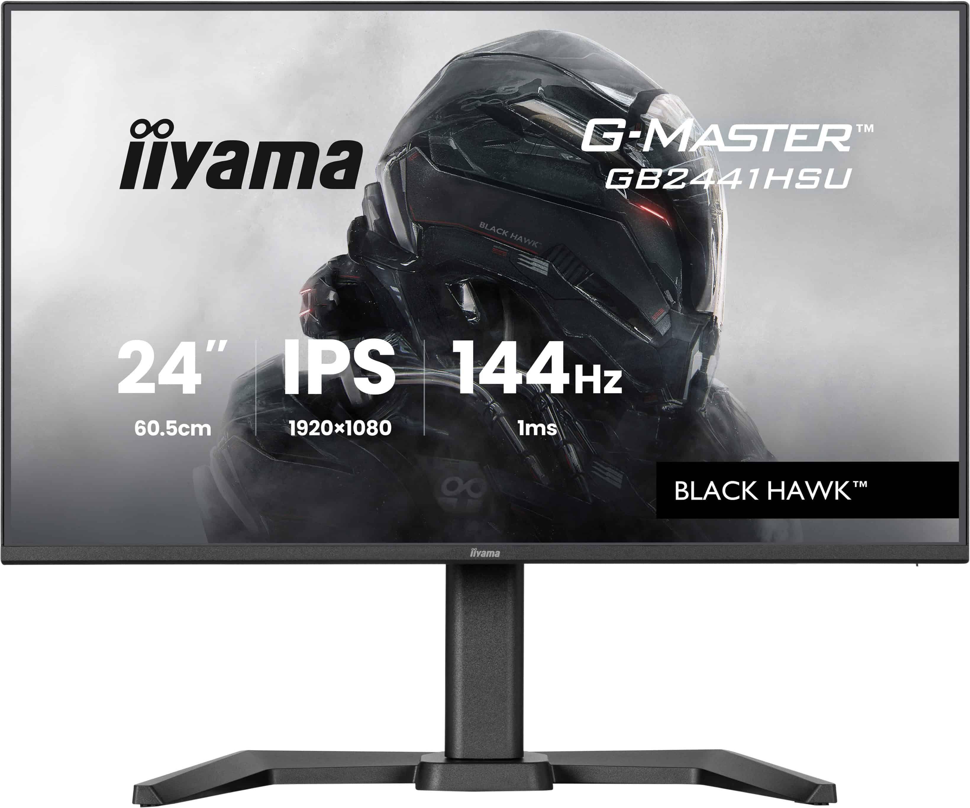 iiyama G-MASTER GB2441HSU-B1 computer monitor 60,5 cm (23.8) 1920 x 1080 Pixels Full HD LED Zwart (GB2441HSU-B1) thumbnail