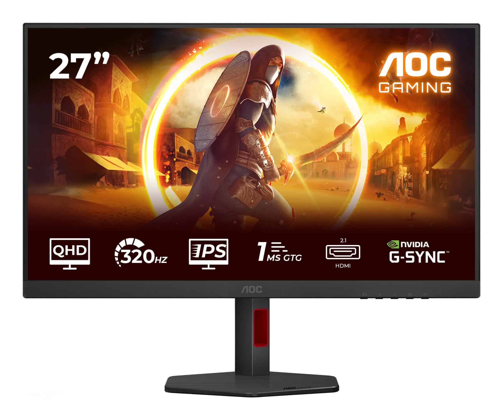 AOC G4 Q27G4SRU computer monitor 68,6 cm (27) 2560 x 1440 Pixels Quad HD LED Zwart (Q27G4SRU) thumbnail