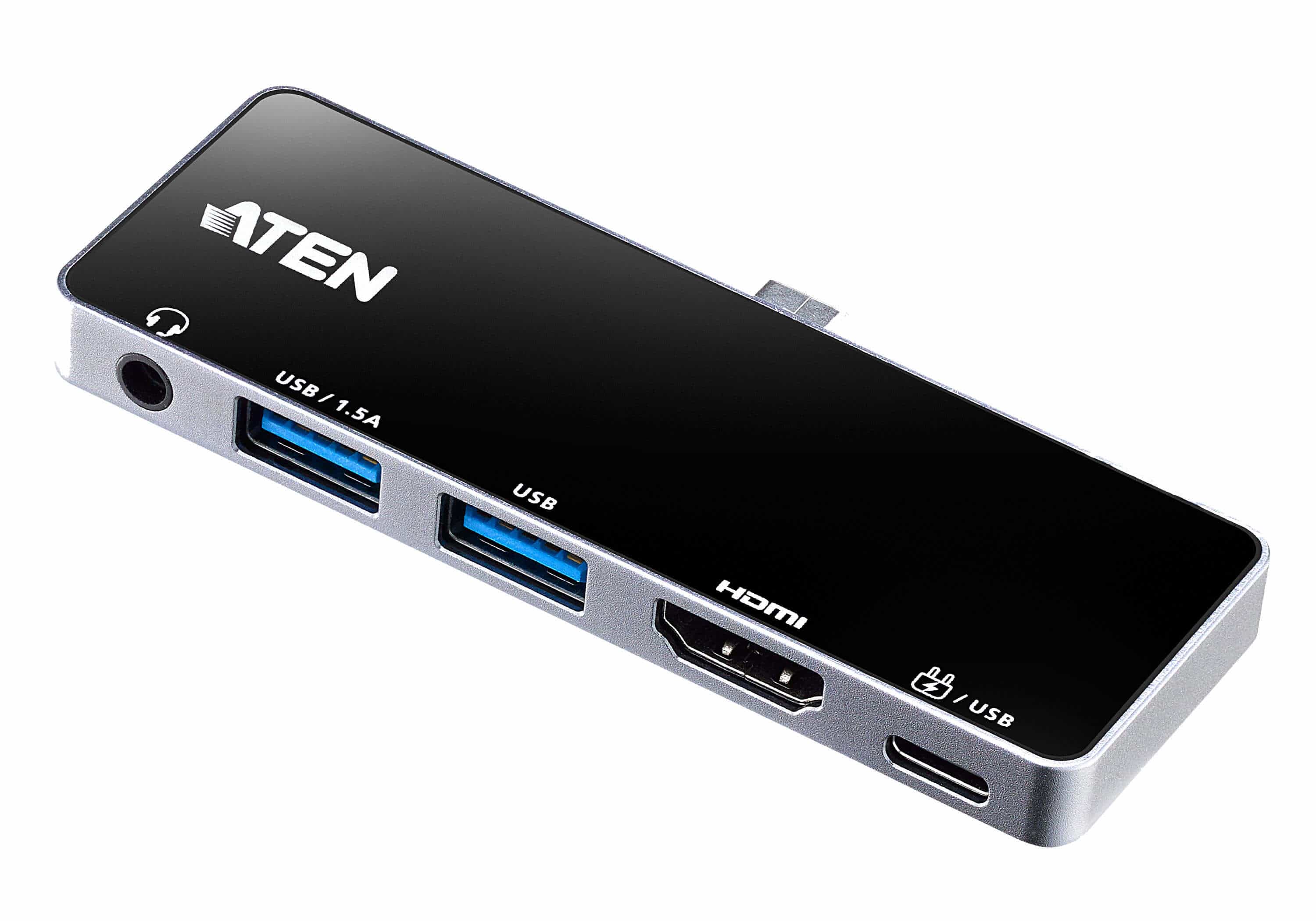 ATEN USB-C Travel Dock met stroomdoorvoer (UH3238) thumbnail ATEN USB-C Travel Dock met stroomdoorvoer (UH3238) thumbnail