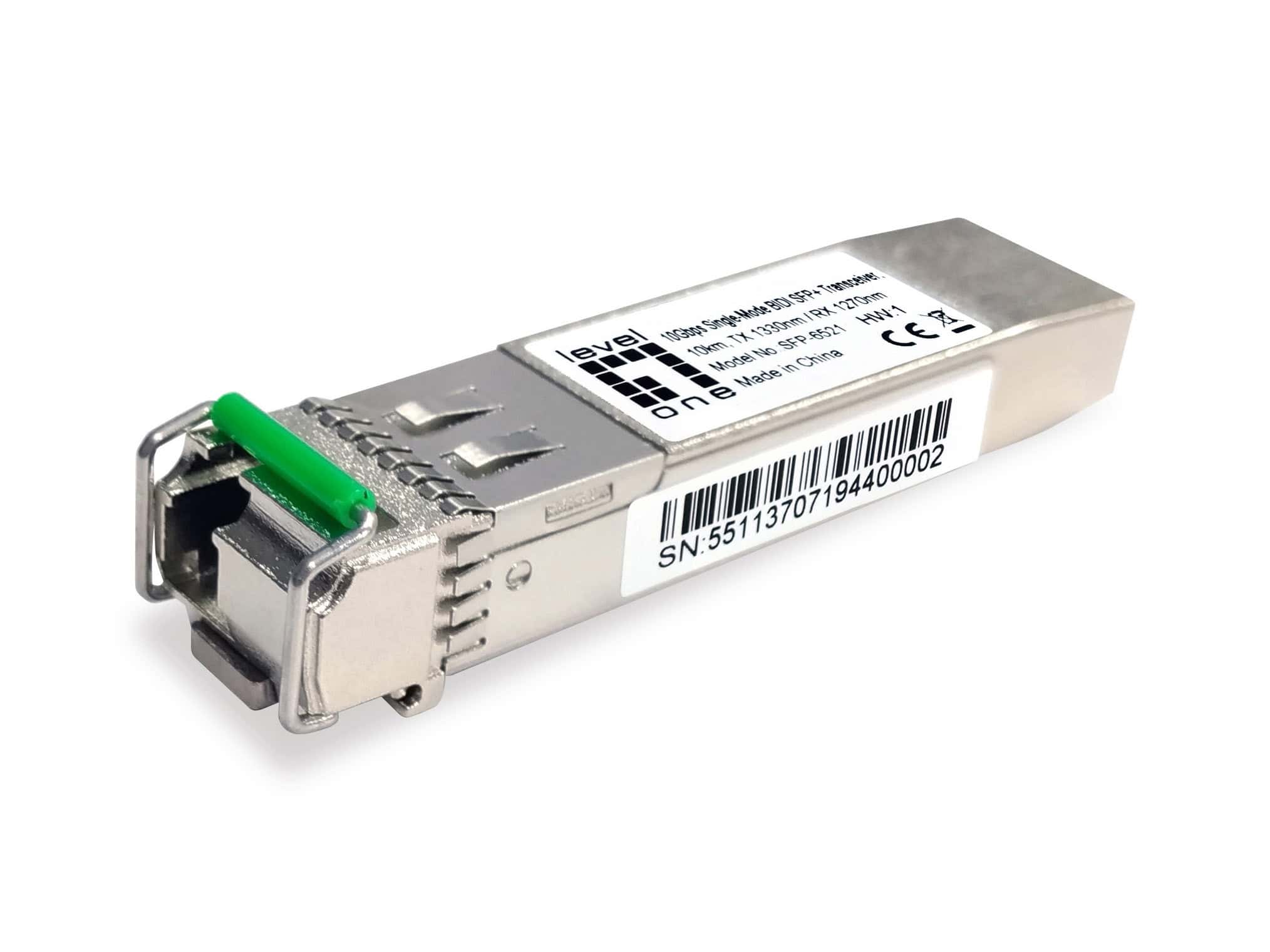 LevelOne SFP-6521 netwerk transceiver module Vezel-optiek 10300 Mbit/s SFP+ (SFP-6521) thumbnail