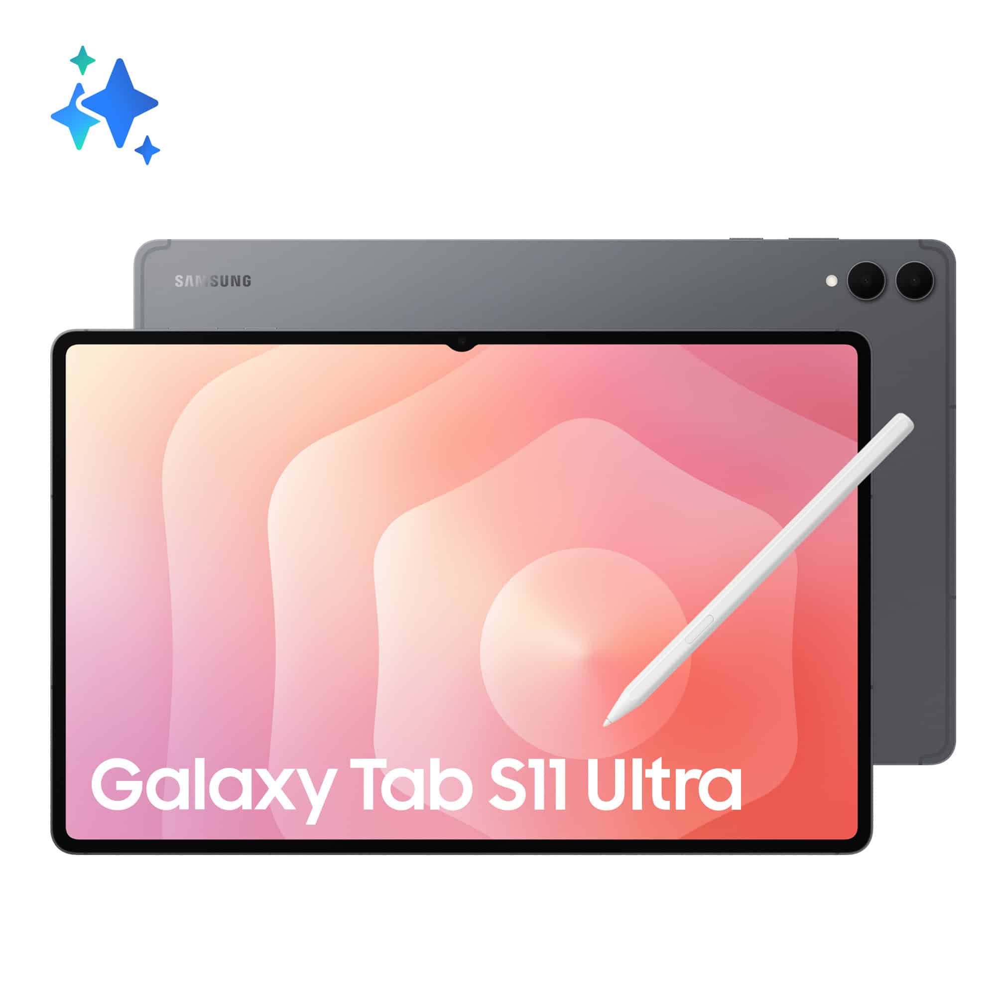 Samsung Galaxy Tab S11 Ultra 256 GB 37,1 cm (14.6) 12 GB Wi-Fi 7 (802.11be) Grijs (SM-X930NZAPEUE) thumbnail