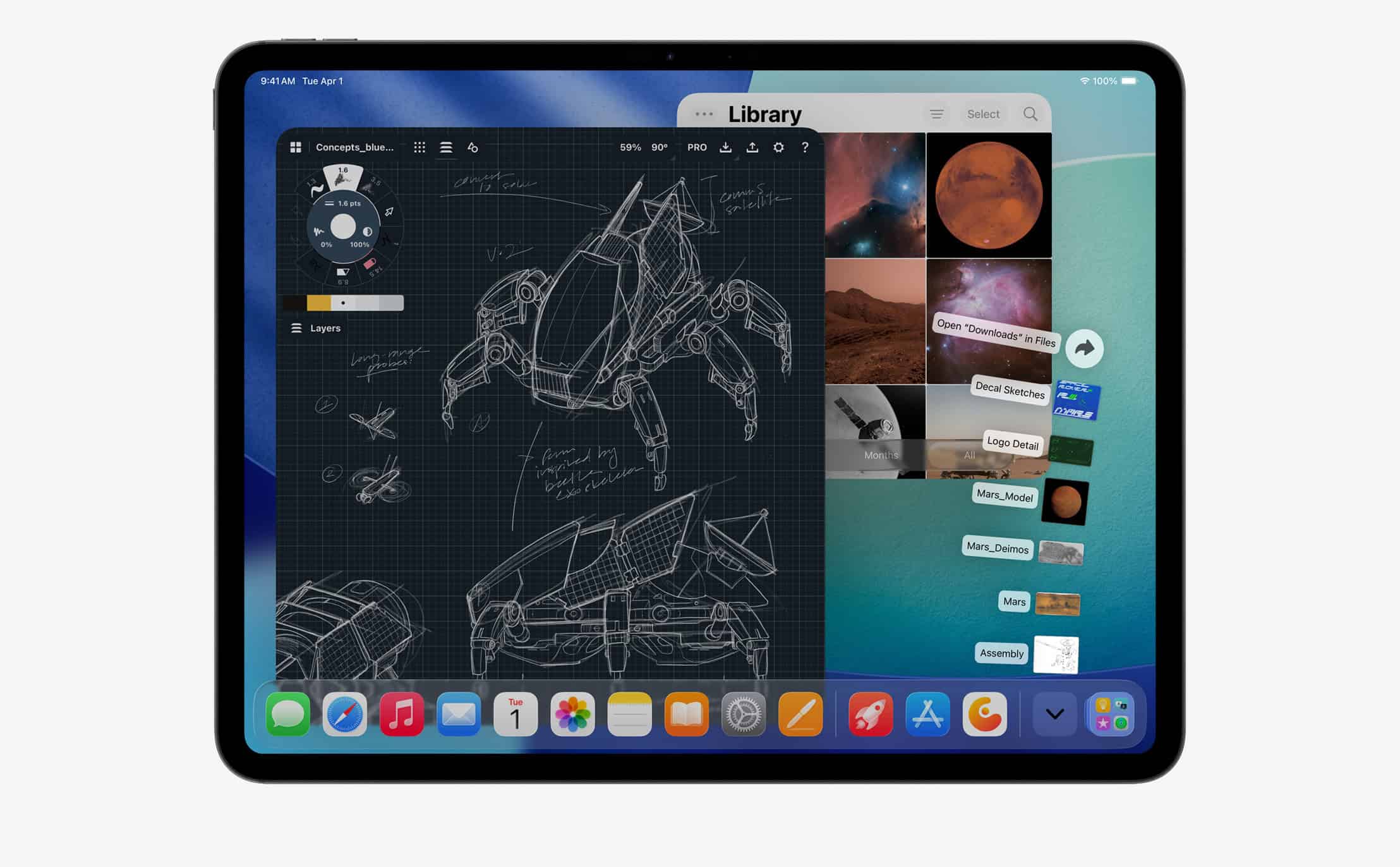 Apple 13-inch iPad Pro M4 1TBSSD Wi-Fi + Cellular (Open Box) (MVXW3NF/A-OB) thumbnail