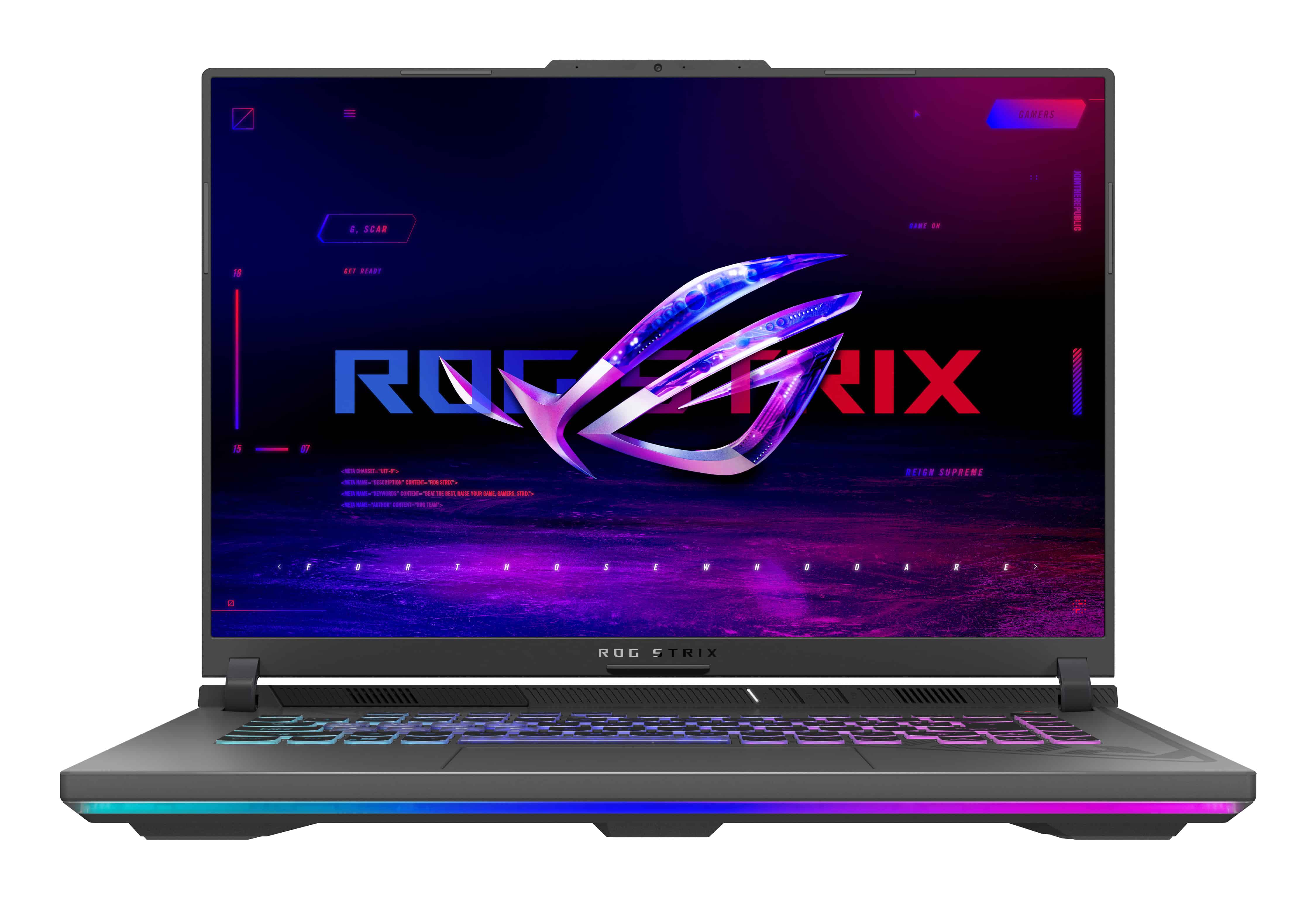ASUS ROG Strix G16 G614PR-RV016W Copilot+ PC AMD Ryzen™ 9 7940HX Laptop 40,6 cm (16) WUXGA 16 GB DDR5-SDRAM 1 TB SSD NVIDIA GeForce RTX 5070 Ti Wi-Fi 6E (802.11ax) Windows 11 Home Nederlands Zwart, Grijs (90NR0NJ7-M002X0) thumbnail ASUS ROG Strix G16 G614PR-RV016W Copilot+ PC AMD Ryzen™ 9 7940HX Laptop 40,6 cm (16) WUXGA 16 GB DDR5-SDRAM 1 TB SSD NVIDIA GeForce RTX 5070 Ti Wi-Fi 6E (802.11ax) Windows 11 Home Nederlands Zwart, Grijs (90NR0NJ7-M002X0) thumbnail