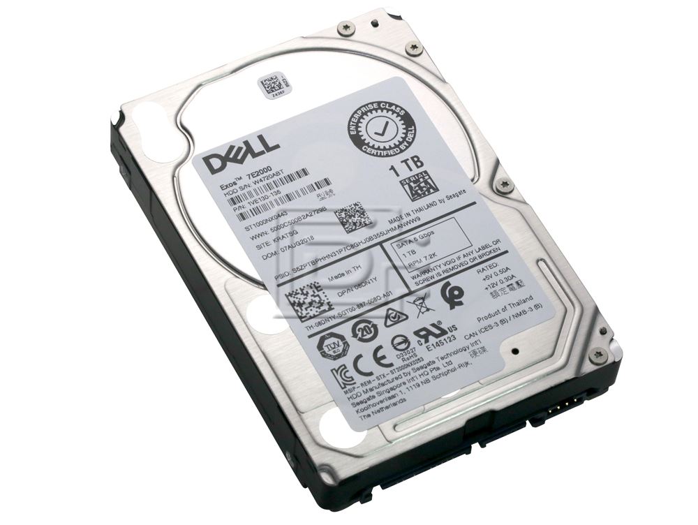 Dell 1TB 7.2K 6G 2.5INCH SATA HDD (8DN1Y-RFB) thumbnail