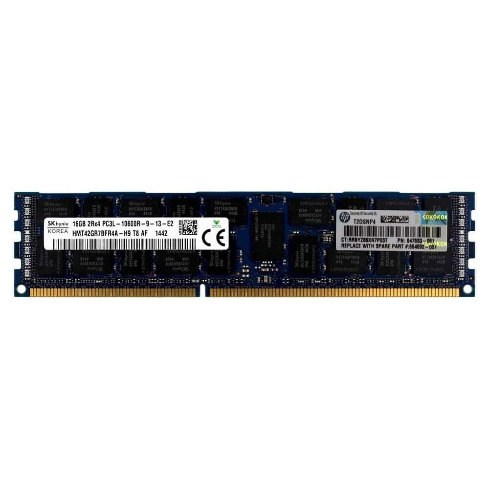 HP 16GB 2Rx4 PC3L-10600R-9 Kit (664692-001-MOQ-16) thumbnail