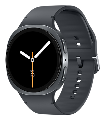 Samsung Galaxy Watch 8 3,81 cm (1.5) AMOLED 44 mm Digitaal 480 x 480 Pixels Touchscreen Grafiet Wifi GPS (SM-L330NDAAEUE) thumbnail