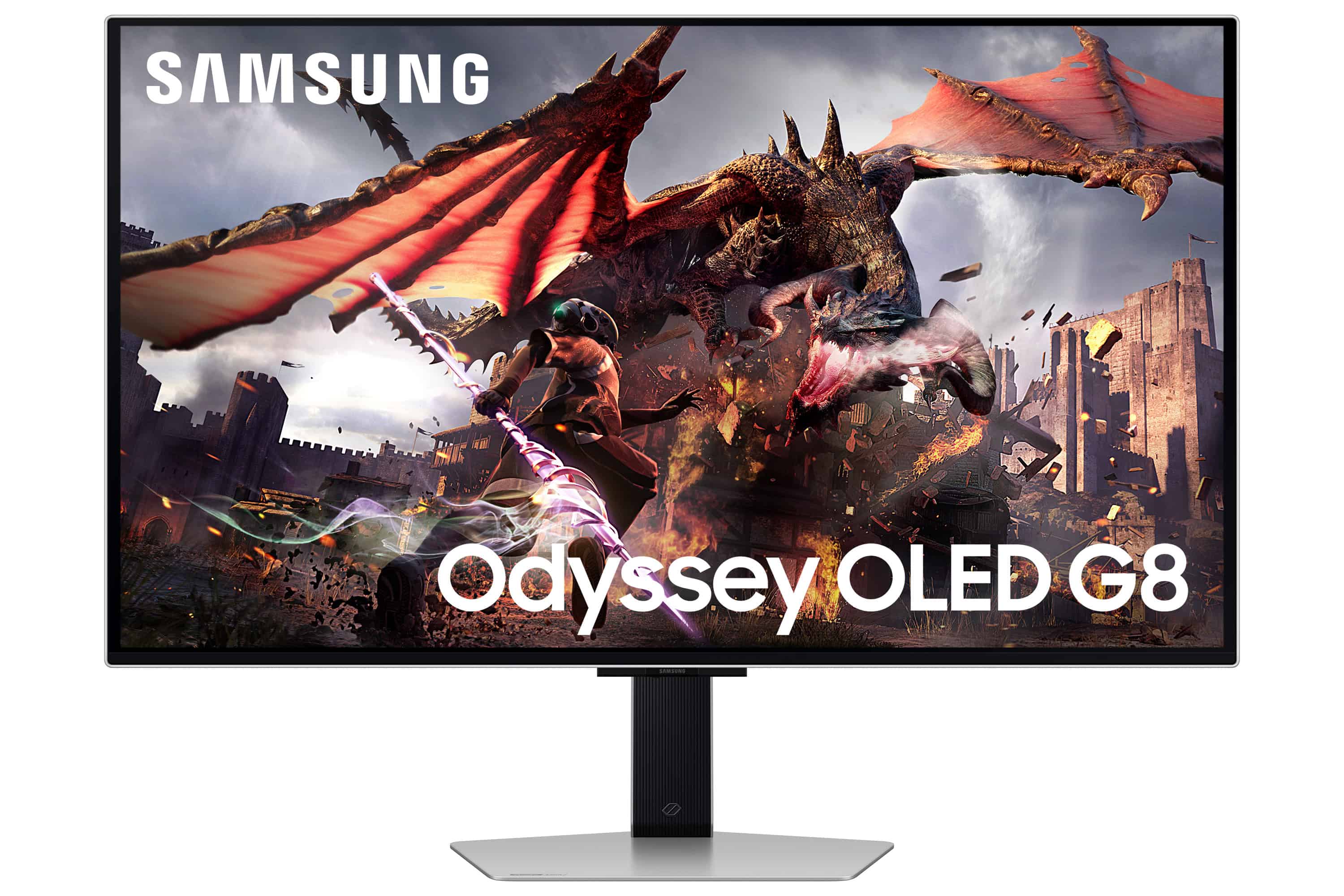 Samsung 32 Odyssey OLED G8 G80SD UHD 240Hz Gaming Monitor (LS32DG802SUXDU) thumbnail