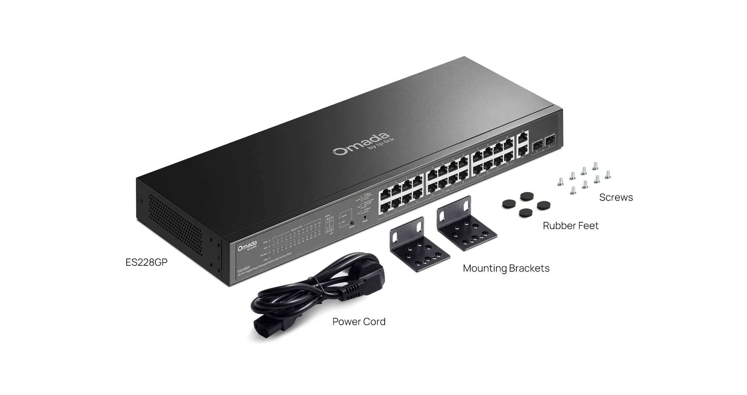 TP-LINK Switch Omada ES228GP 28xGBit 24xPoE+ Managed (ES228GP) thumbnail