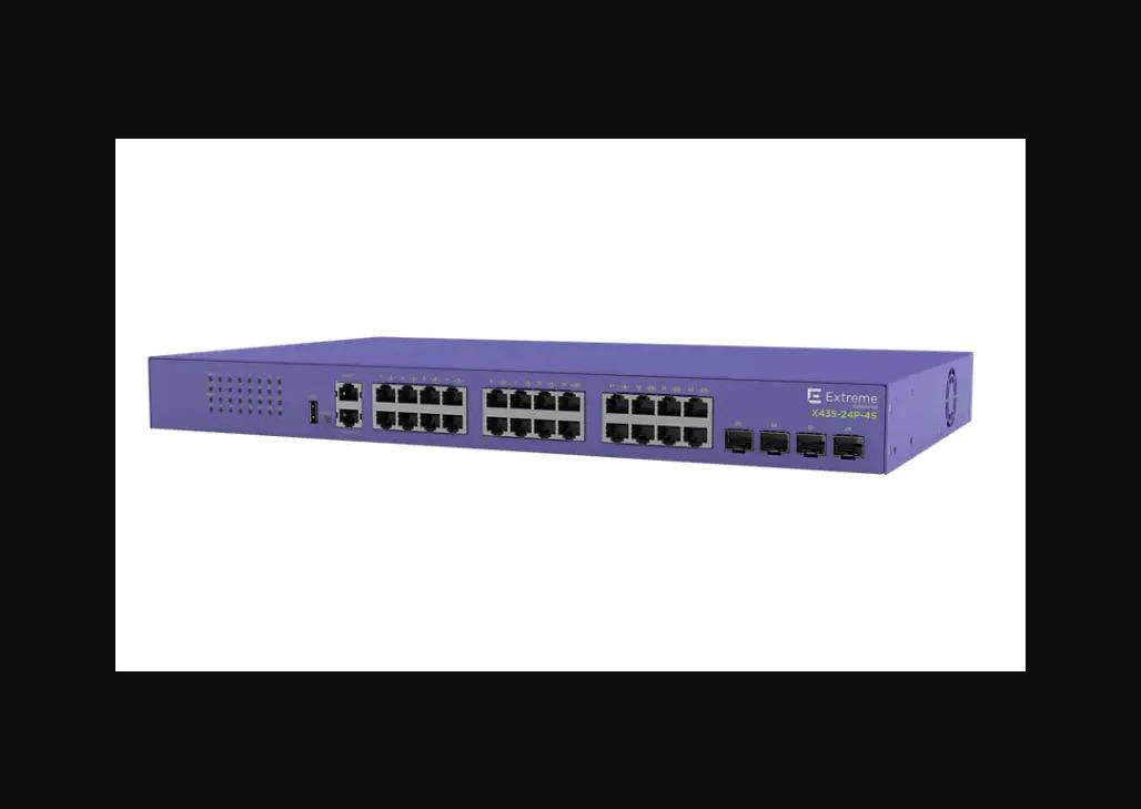 Extreme Networks ExtremeSwitching X435-8P-4S - Switch - managed - 8 x 10/100/1000 (PoE+) (X435-8P-4S) thumbnail