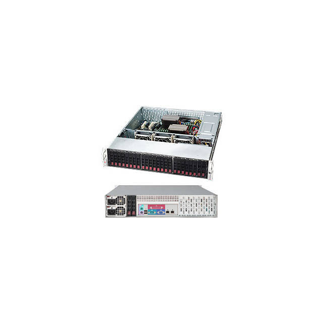 Super Micro CSE-216BE1C-R920LPB H11DSi-NT 2U 24x2.5 2x2.5 (CSE-216BE1C-R920LPB) thumbnail